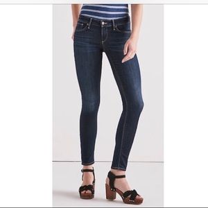 Lucky Brand Charlie Skinny Jeans size 26 dark wash